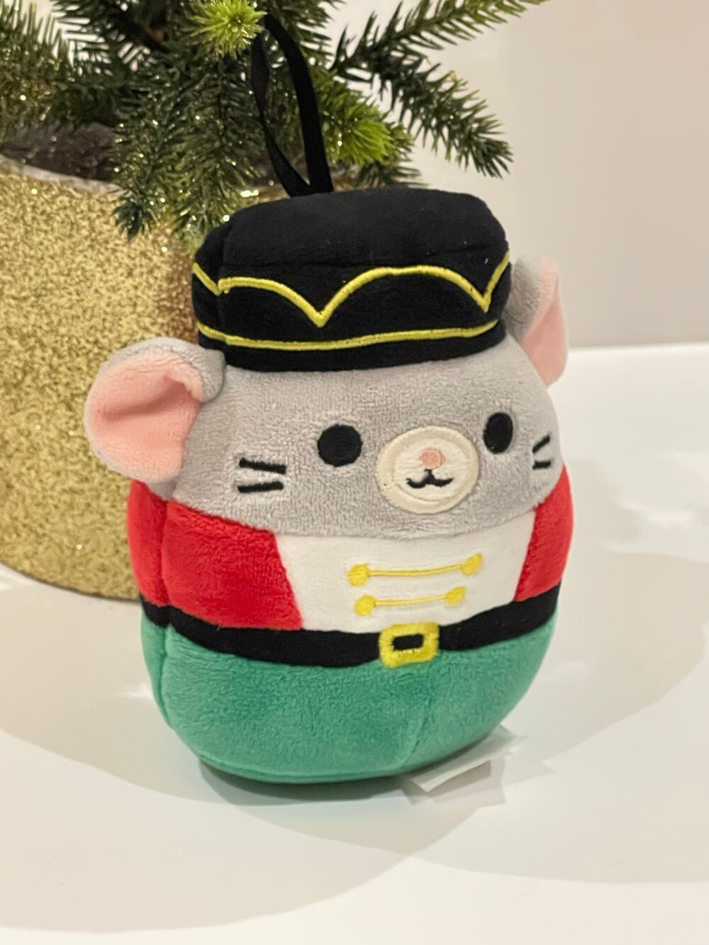 Squishmallows Murray the Mouse Nutcracker Ornament Holiday Collection